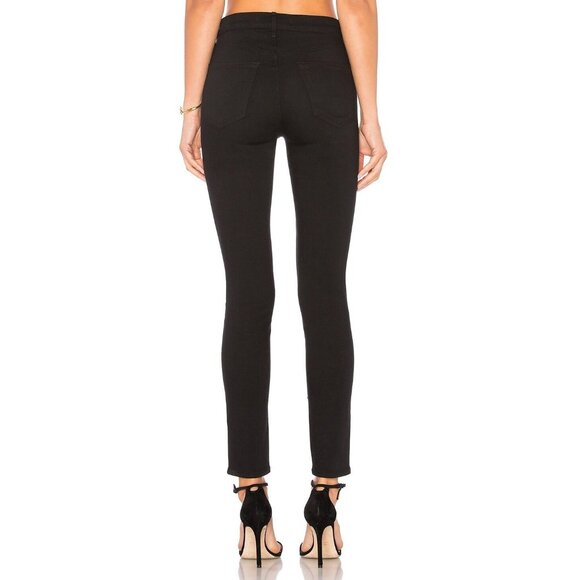 NWT J Brand Maria High Rise in Seriously Black Stretch Skinny Jeans 32 - Picture 8 of 8